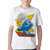 Camiseta adulto ou infantil Meu Smurf do Céu - Foto 2