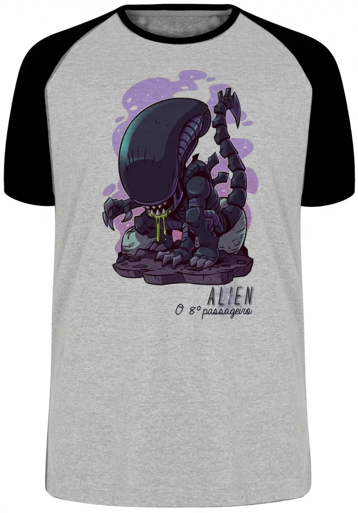 Camiseta adulto ou infantil Alien et extraterrestre
