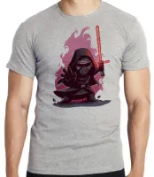 Camiseta adulto ou infantil Ben Solo vilão Kylo Ren star wars - Foto 4