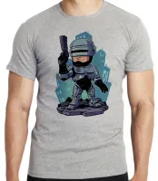 Camiseta adulto ou infantil ROBOCOP robo policial futuro - Foto 4