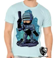 Camiseta adulto ou infantil ROBOCOP robo policial futuro - Foto 5