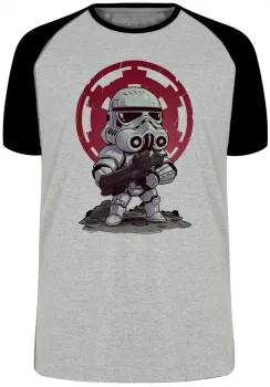 Camiseta adulto ou infantil Stormtrooper star wars soldado