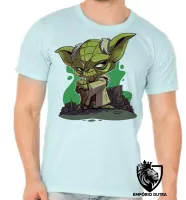 Camiseta adulto ou infantil yoda star wars jedi - Foto 5