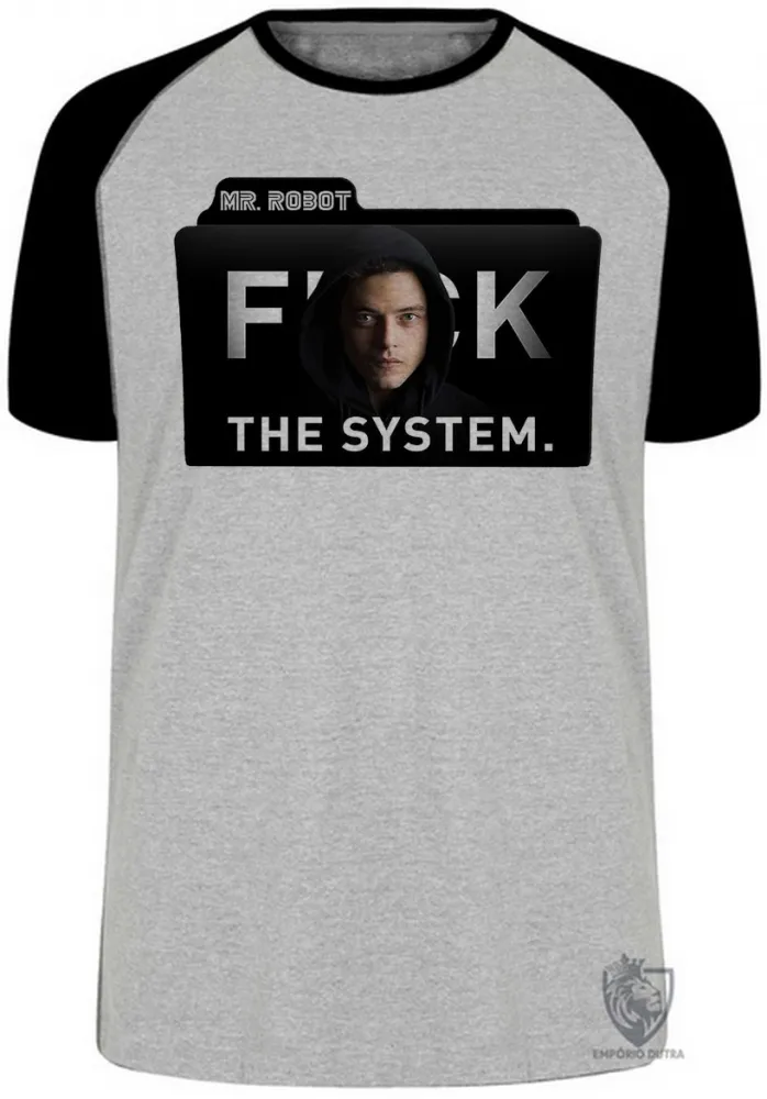 Camiseta adulto ou infantil Mr. Robot serie seriado