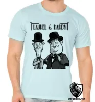 Camiseta adulto ou infantil o gordo e o magro laurel e hardy - Foto 5