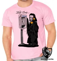 Camiseta adulto ou infantil Pânico terror Hello Cindy telefone orelhão - Foto 2