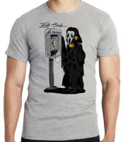 Camiseta adulto ou infantil Pânico terror Hello Cindy telefone orelhão - Foto 4
