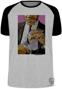 Camiseta adulto ou infantil Pulp Fiction Gangster JULES WINNFIELD