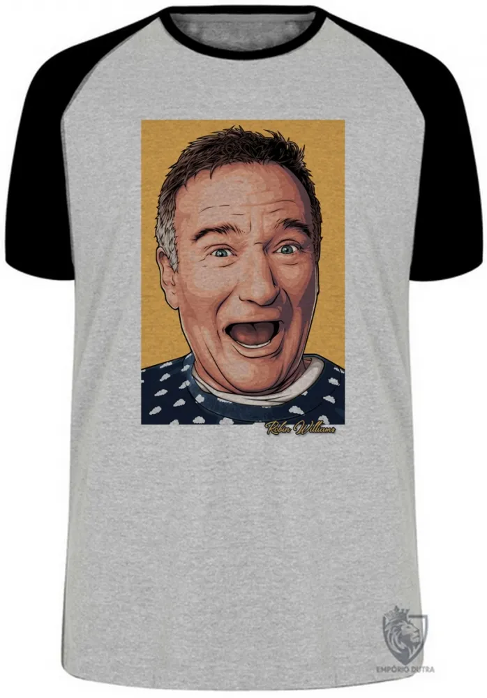 Camiseta adulto ou infantil Robin Williams Imagem