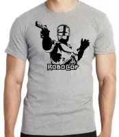Camiseta adulto ou infantil Robocop policia arma pistola robo - Foto 3