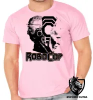 Camiseta adulto ou infantil Robocop policial futuro filme cabeça - Foto 4