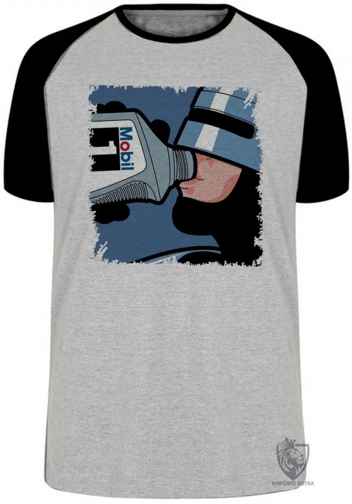 Camiseta adulto ou infantil Robocop Mobil oleo