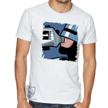 Camiseta adulto ou infantil Robocop Mobil oleo - Foto 2