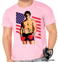 Camiseta adulto ou infantil Rocky bandeira americana - Foto 5
