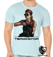 Camiseta adulto ou infantil Sarah Connor exterminador do futuro - Foto 5