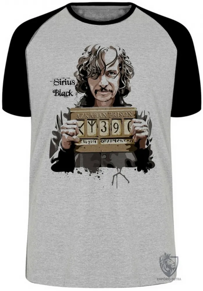 Camiseta adulto ou infantil Sirius Black harry poter personagem