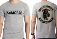 Camiseta adulto ou infantil SOA  Samcro sons of anarchy anarquia - Foto 3