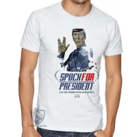 Camiseta adulto ou infantil Spock presidente star trek - Foto 2