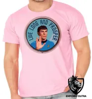 Camiseta adulto ou infantil Spock vida longa e próspera - Foto 4