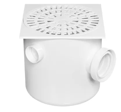 Caixa Sifonada 250X250X75/100 Quadrada Branca 