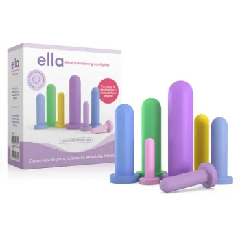 Ella Kit de Dilatadores Ginecológicos Coloridos 7un - DIL02