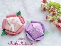 G1.615  Gabarito de Moldes  em MDF  Flor Surpresa - Foto 2