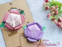 G1.615  Gabarito de Moldes  em MDF  Flor Surpresa - Foto 4