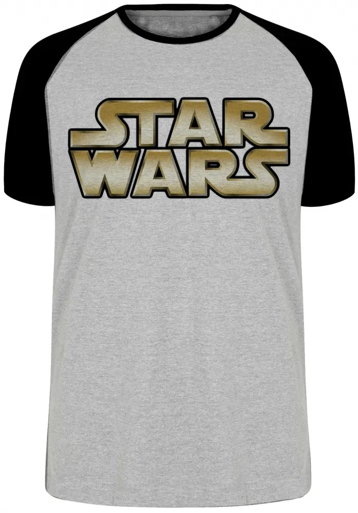 Camiseta adulto ou infantil star wars guerra nas estrelas Imagem