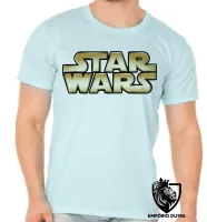 Camiseta adulto ou infantil star wars guerra nas estrelas - Foto 5