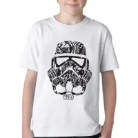 Camiseta adulto ou infantil Star Wars Stormtrooper soldado - Foto 2