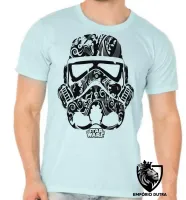 Camiseta adulto ou infantil Star Wars Stormtrooper soldado - Foto 5