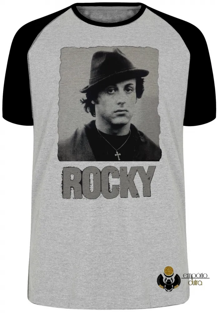 Camiseta adulto ou infantil Sylvester Stallone rocky balboa filme Imagem