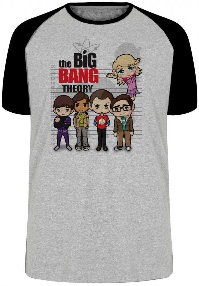 Camiseta adulto ou infantil The Big Bang Theory desenho serie