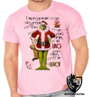 Camiseta adulto ou infantil The Grinch Lixo Luxo natal presentes - Foto 4