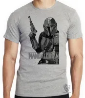 Camiseta adulto ou infantil The Mandalorian arma - Foto 3