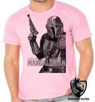 Camiseta adulto ou infantil The Mandalorian arma - Foto 4