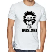 Camiseta adulto ou infantil The Mandalorian baby Grogu - Foto 3