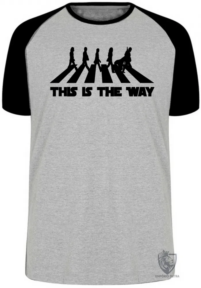 Camiseta adulto ou infantil The Mandalorian Beatles