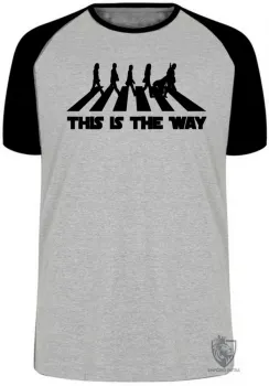 Camiseta adulto ou infantil The Mandalorian Beatles