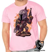 Camiseta adulto ou infantil The Mandalorian desenho - Foto 2