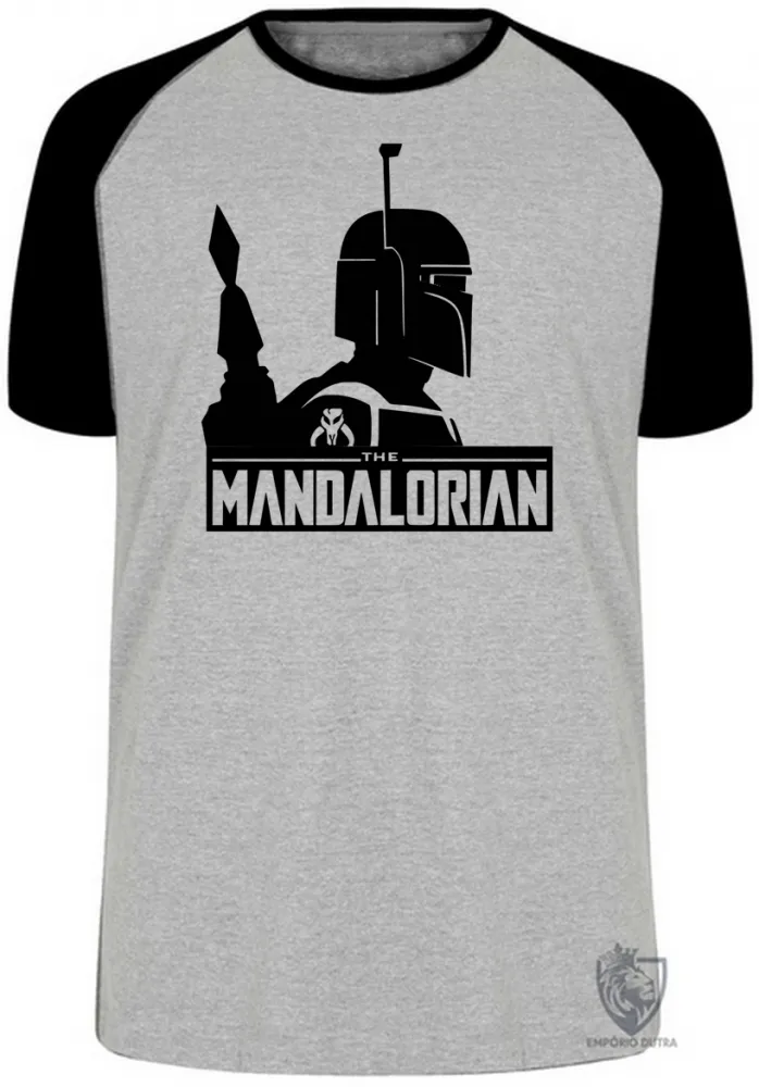 Camiseta adulto ou infantil The Mandalorian perfil