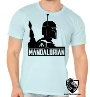 Camiseta adulto ou infantil The Mandalorian perfil - Foto 5