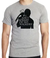 Camiseta adulto ou infantil The Walking Dead Afraid no walkers - Foto 3