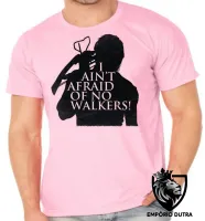 Camiseta adulto ou infantil The Walking Dead Afraid no walkers - Foto 4