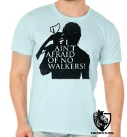 Camiseta adulto ou infantil The Walking Dead Afraid no walkers - Foto 5