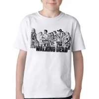 Camiseta adulto ou infantil The Walking Dead grupo serie seriado - Foto 3