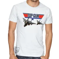 Camiseta adulto ou infantil Top Gun avião a jato - Foto 2
