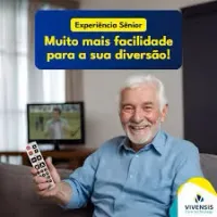 Controle remoto senior para Receptor de parabólica Vivensis - Foto 3