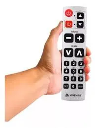 Controle remoto senior para Receptor de parabólica Vivensis