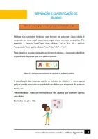 344 - Português - Gramática - Sílaba - Separação - Classificação - 5º ano - PDF com 4 páginas - Foto 2